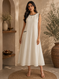 Hand Embroidered Pocket Dress