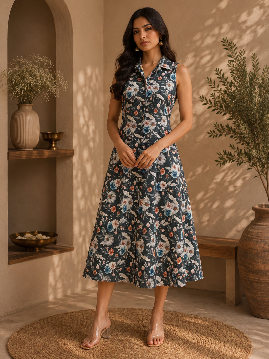 Flower Printed Dress