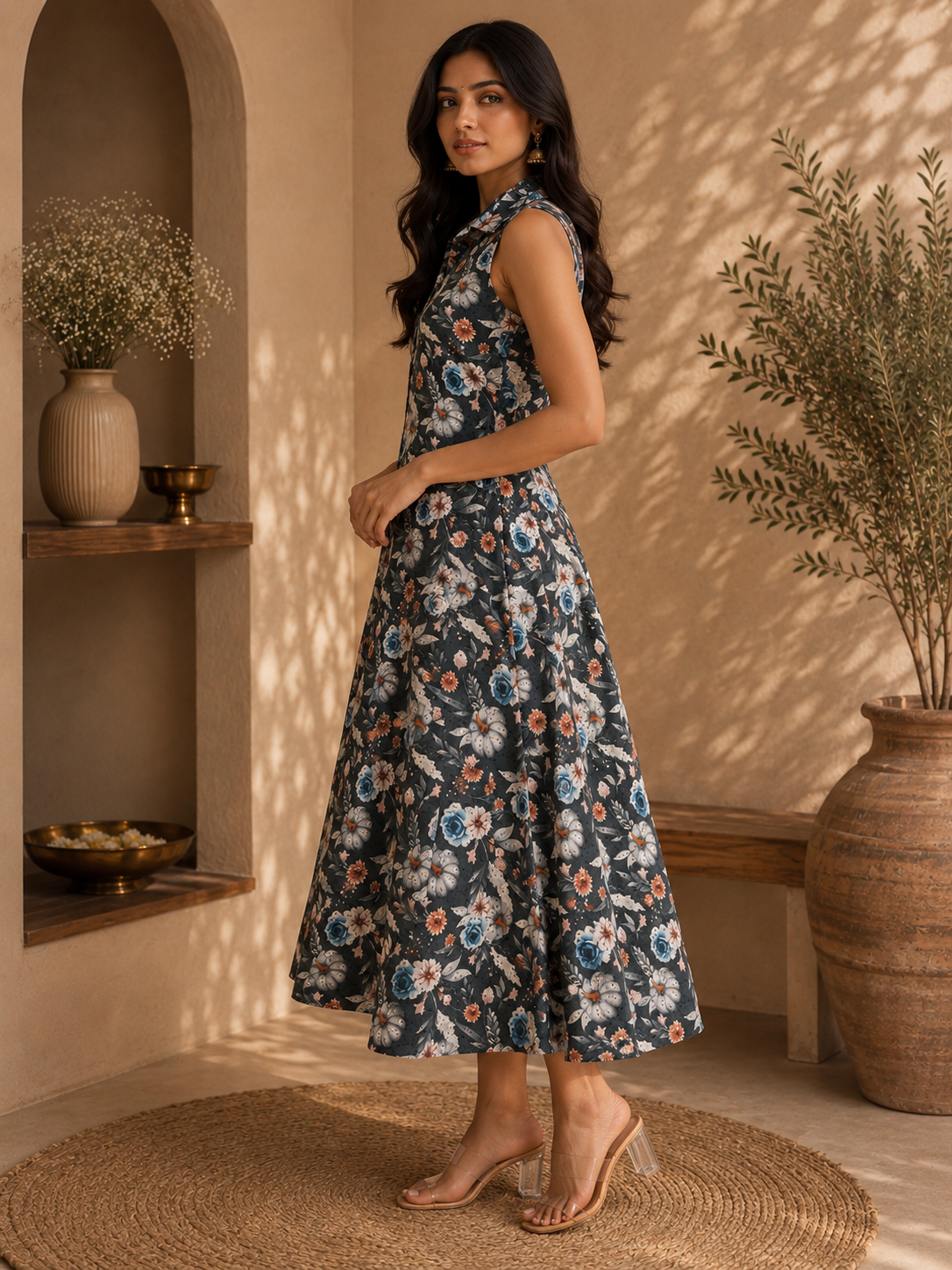 Flower Printed Dress