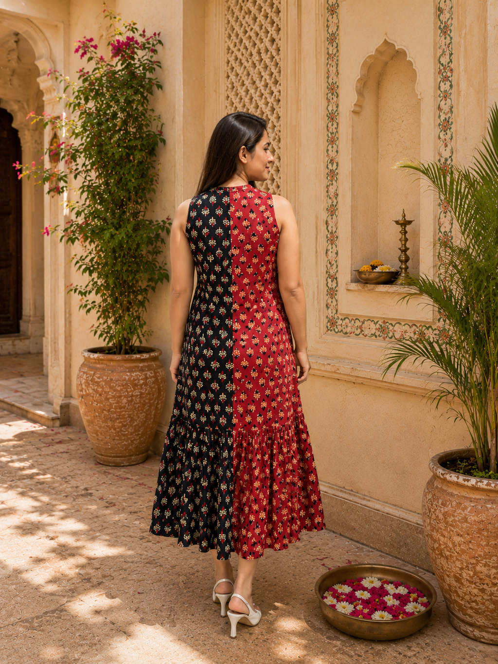Block Printed Dress