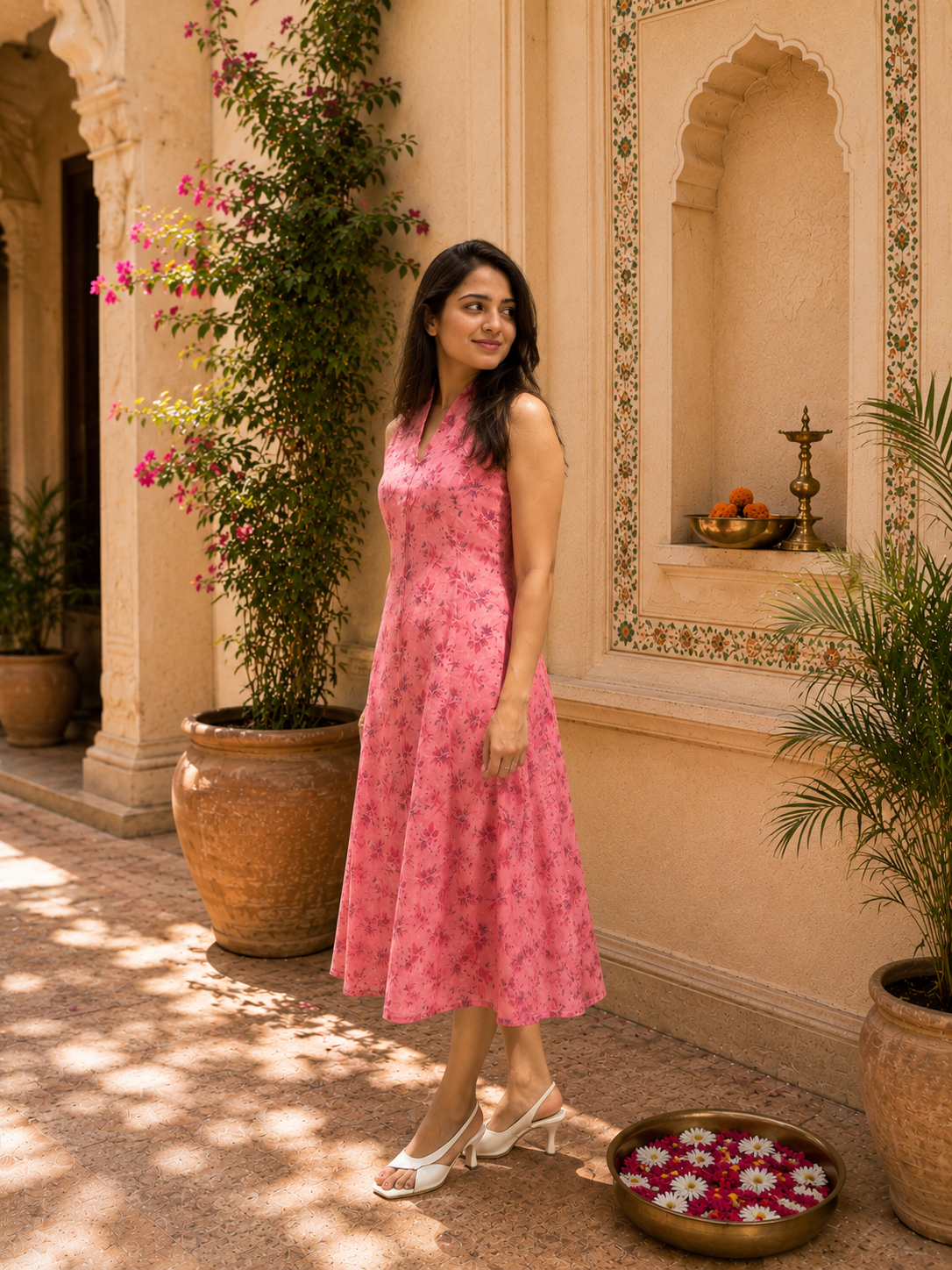 Flower Print Dress