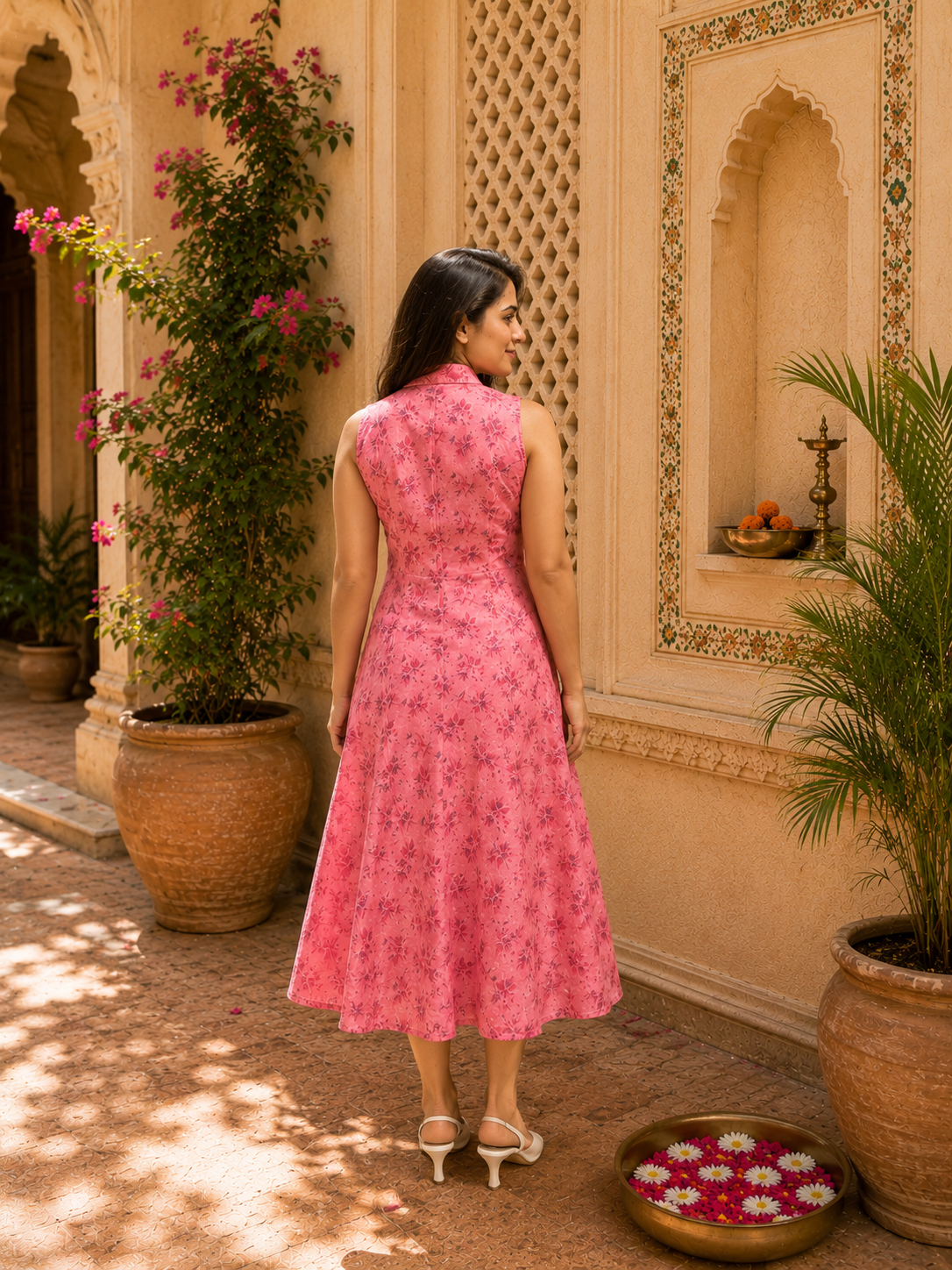 Flower Print Dress