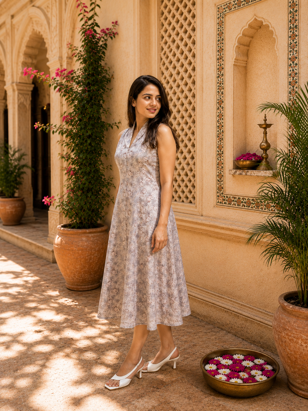 Flower Print Dress