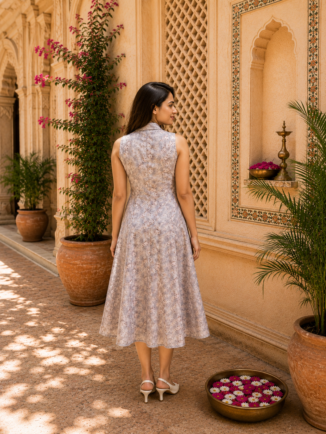 Flower Print Dress
