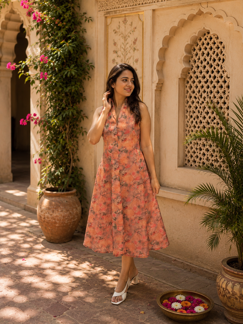 Flower Print Dress