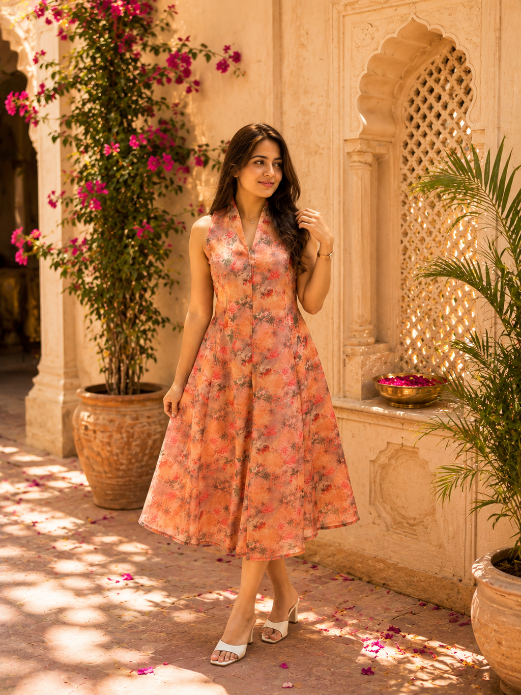 Flower Print Dress