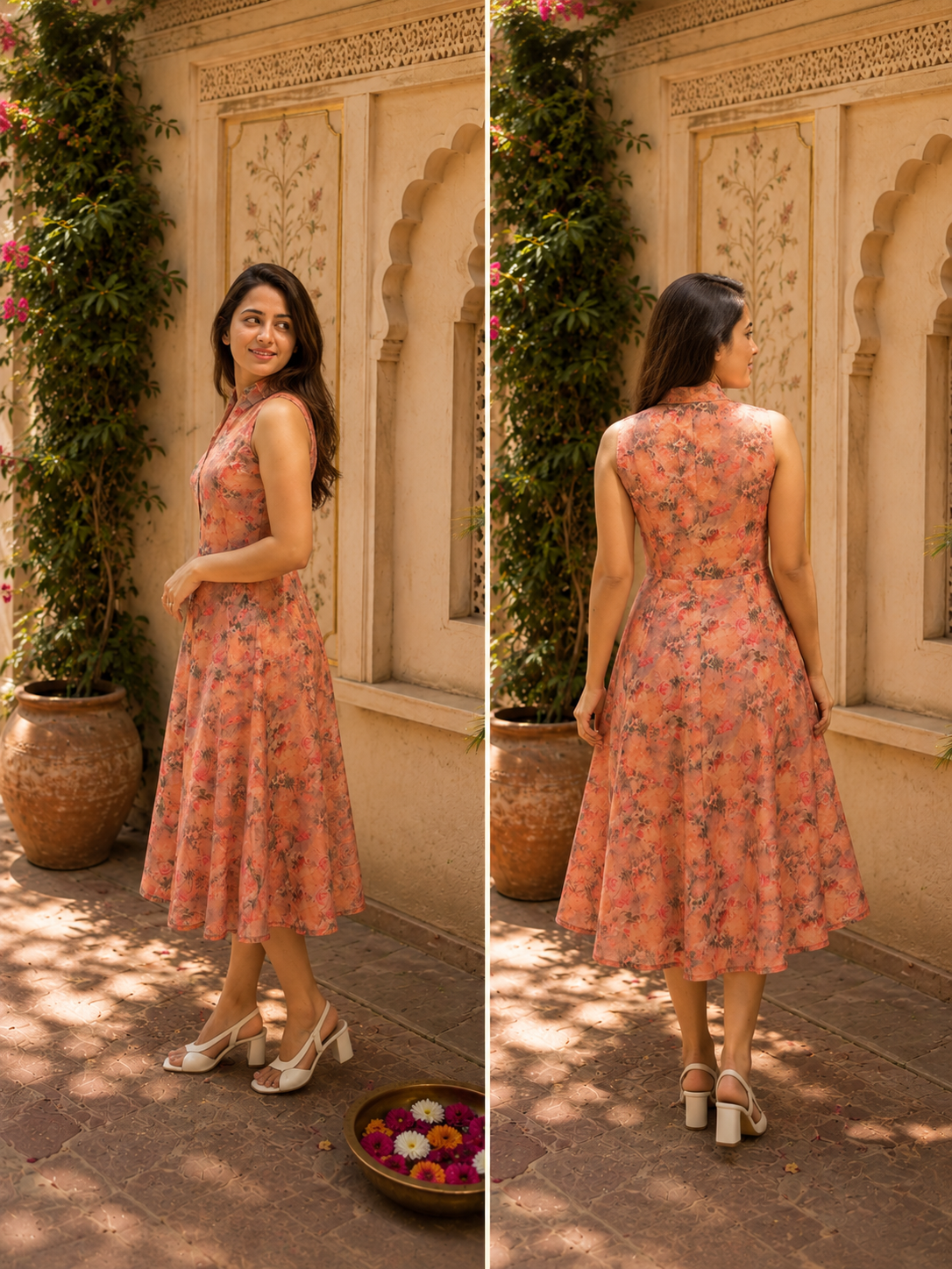 Flower Print Dress