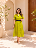 Mul Cotton Pocket Style Dress